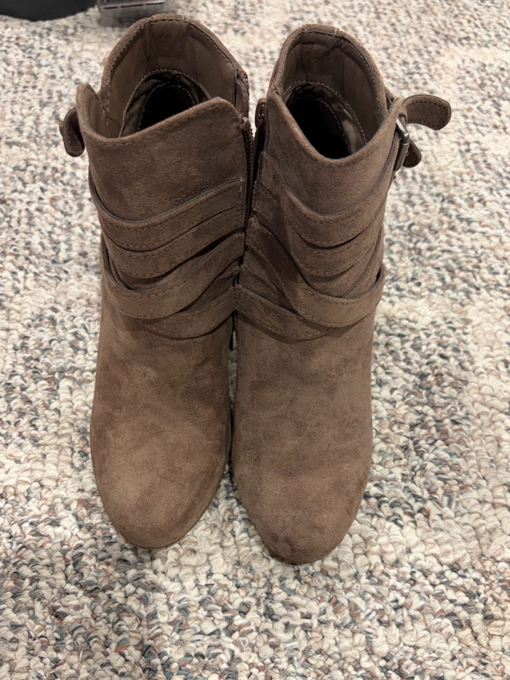 Madden NYC Brown Suede Ankle Boots - Women